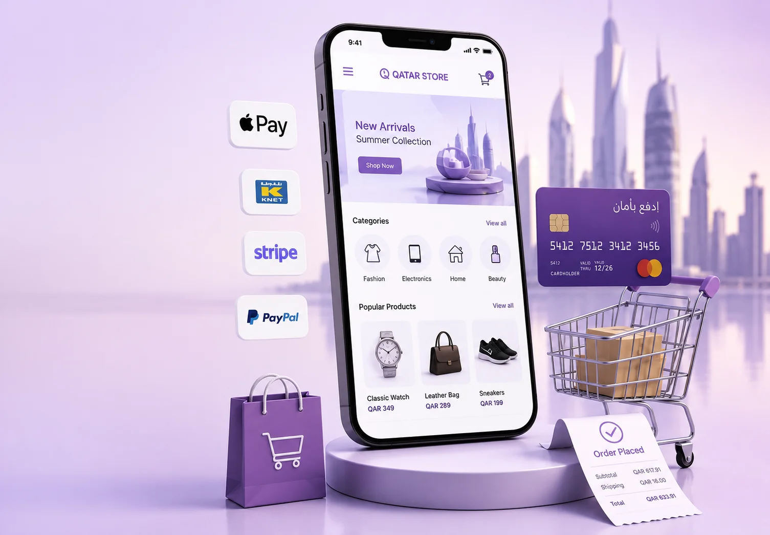 E-commerce platform showcase