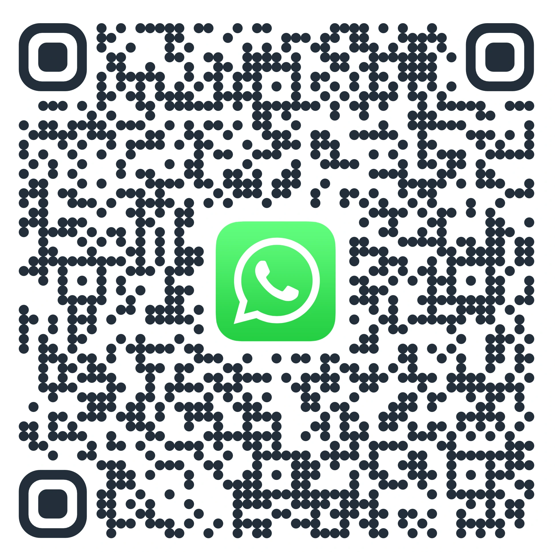 WhatsApp QR code to contact Enzign Global